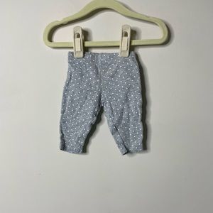 Carter's Grey Polka Dot Leggings Newborn